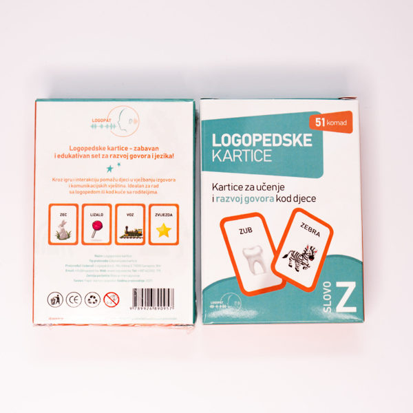 Logopedske kartice - slovo Z